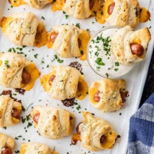 Pigs in a Blanket Recipe  Cheesy   - 88