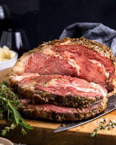 Garlic Butter Prime Rib Recipe - The Cookie Rookie®