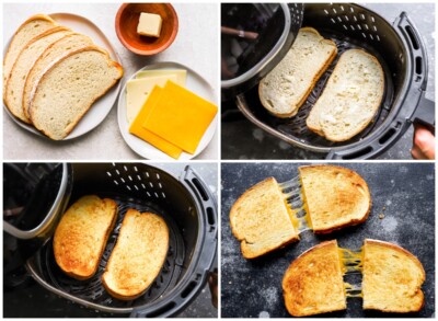 Air Fryer Grilled Cheese Recipe - The Cookie Rookie®