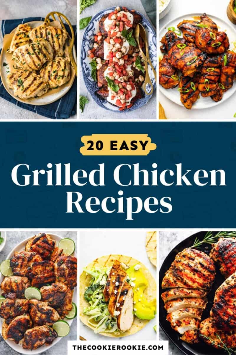 20 Grilled Chicken Recipes for Summer - The Cookie Rookie®