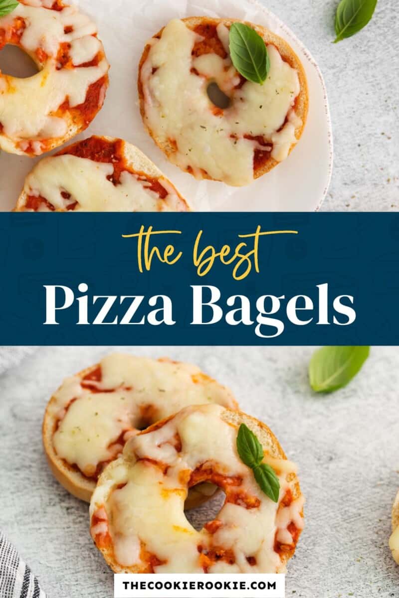 Pizza Bagels Recipe - The Cookie Rookie®