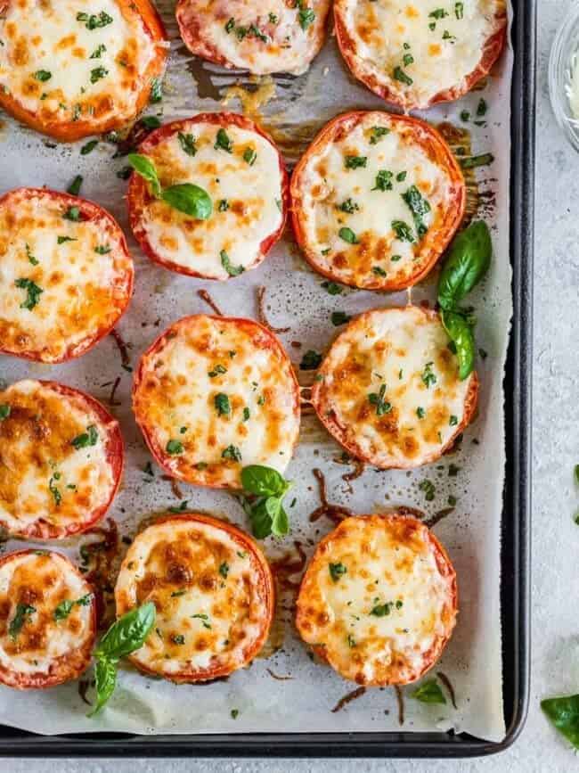 Baked Tomatoes with Cheese Recipe - The Cookie Rookie®