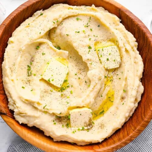 Slow Cooker Roasted Garlic Mashed Potatoes Recipe