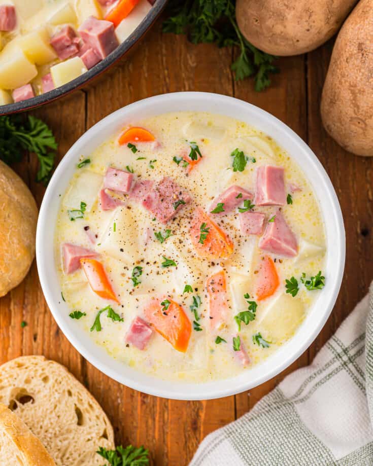 Ham and Potato Soup Recipe - The Cookie Rookie®