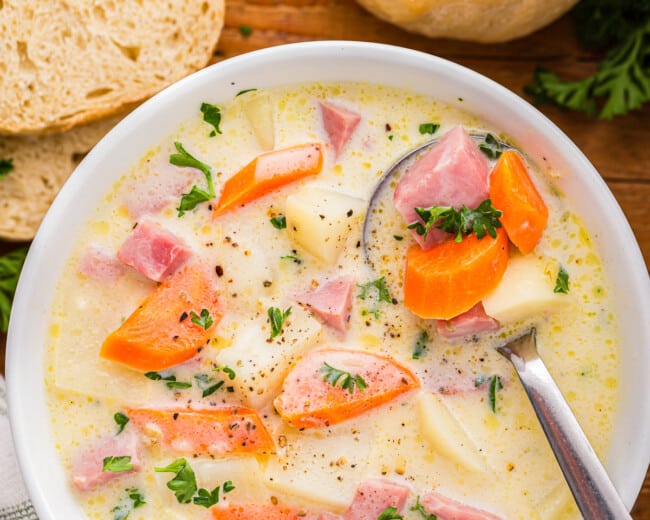 Ham and Potato Soup Recipe - The Cookie Rookie®