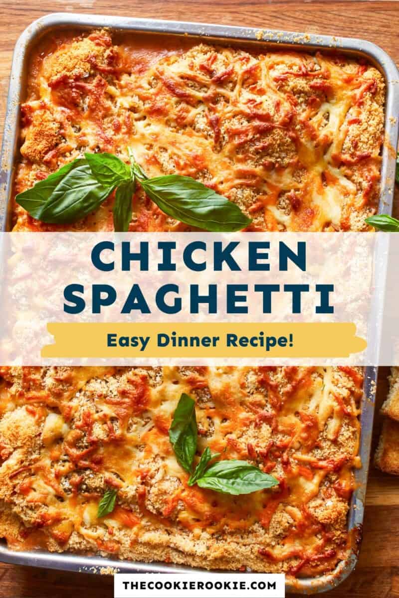 Chicken Spaghetti Recipe - The Cookie Rookie®