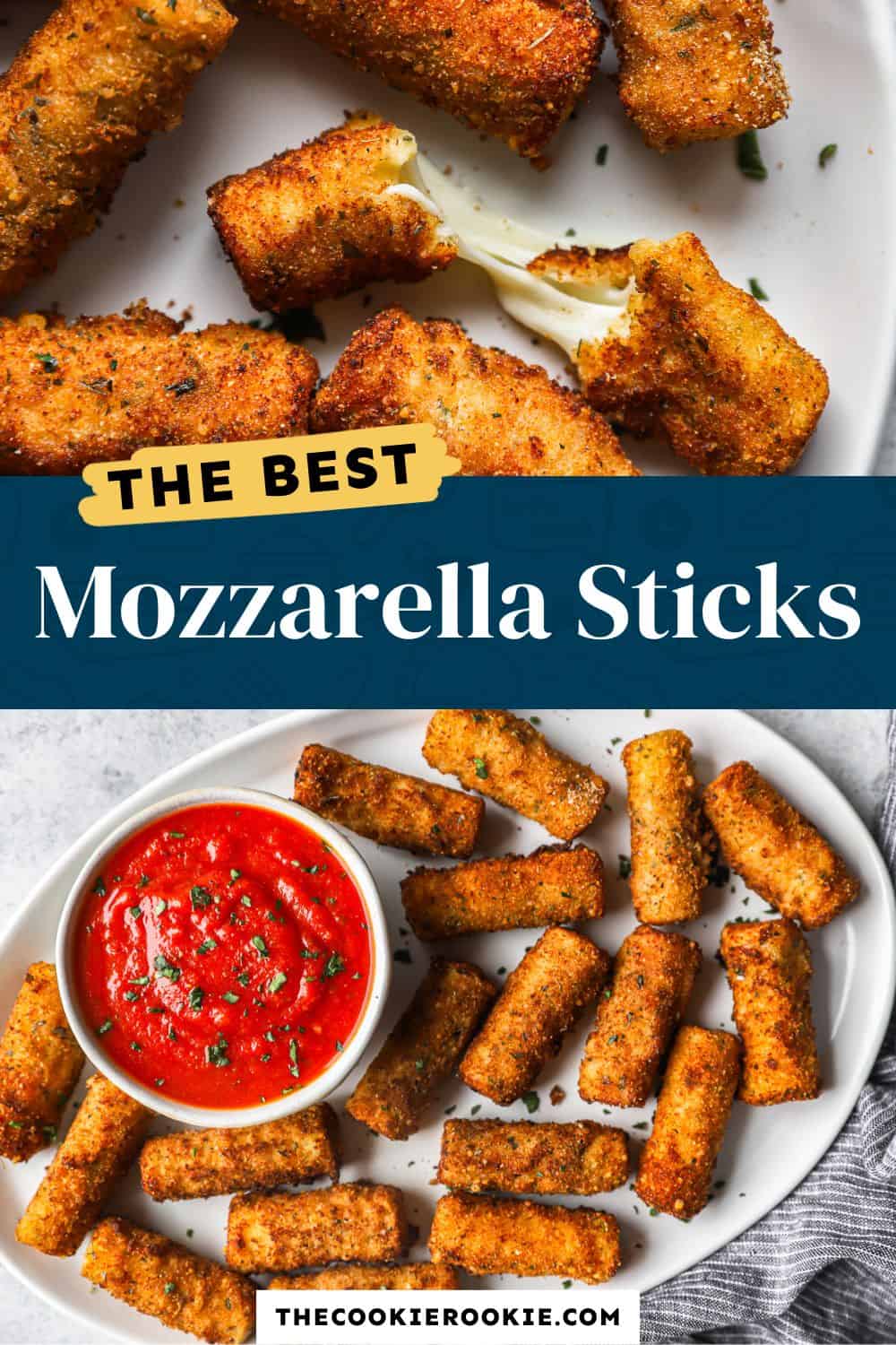 Fried Mozzarella Sticks Recipe - The Cookie Rookie®