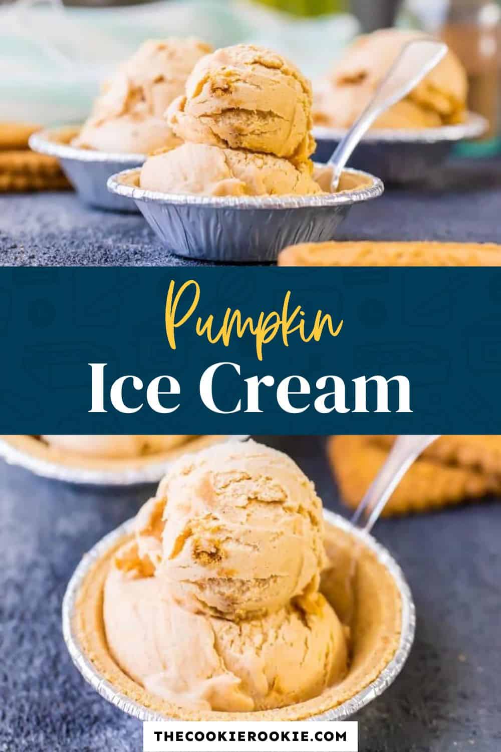 Pumpkin Ice Cream Recipe - The Cookie Rookie®