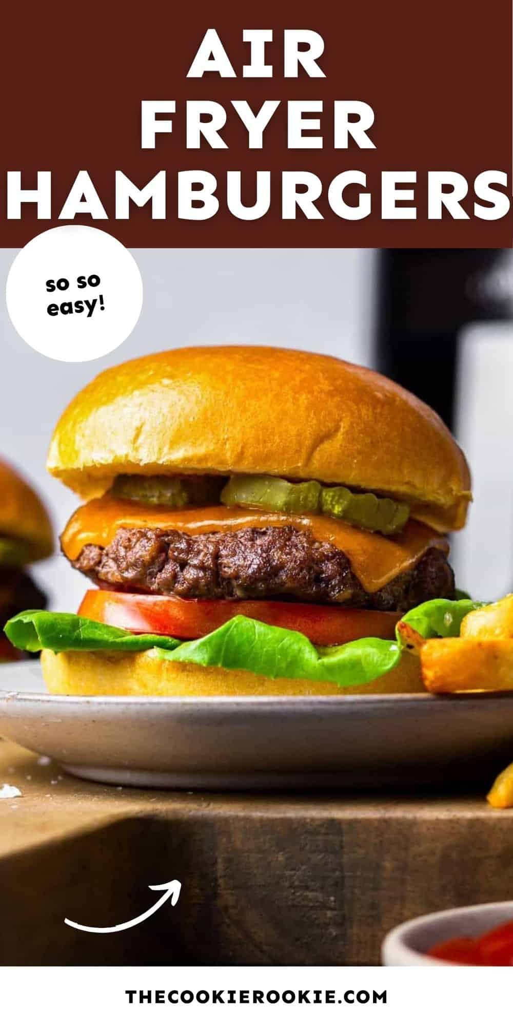 Air Fryer Hamburgers Recipe - The Cookie Rookie®