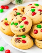 M&M Christmas Cookies Recipe - The Cookie Rookie®