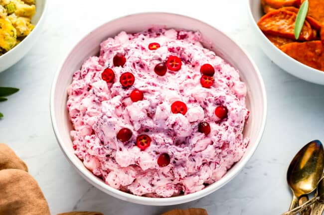 Cranberry Fluff Salad Recipe - The Cookie Rookie®