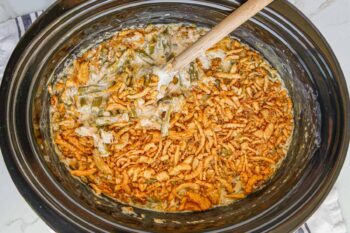 Crockpot Green Bean Casserole {From Scratch!} –