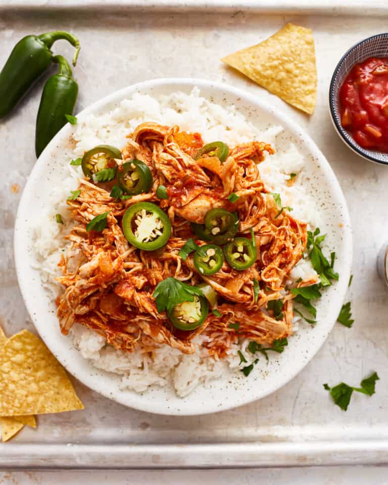 Crockpot Salsa Chicken Recipe - The Cookie Rookie®