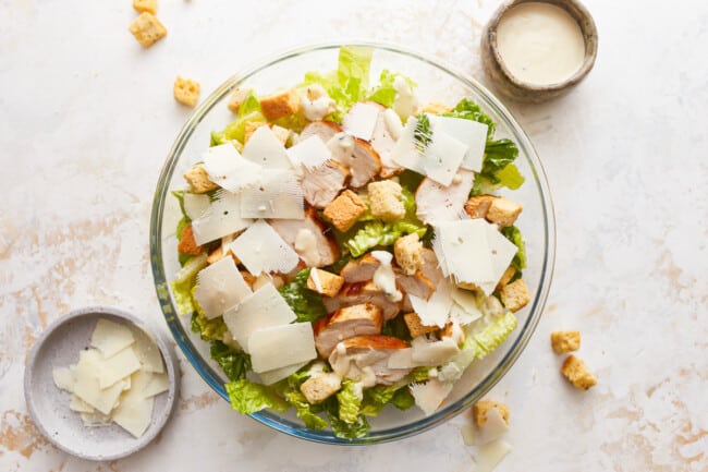 Chicken Caesar Salad Recipe - The Cookie Rookie®