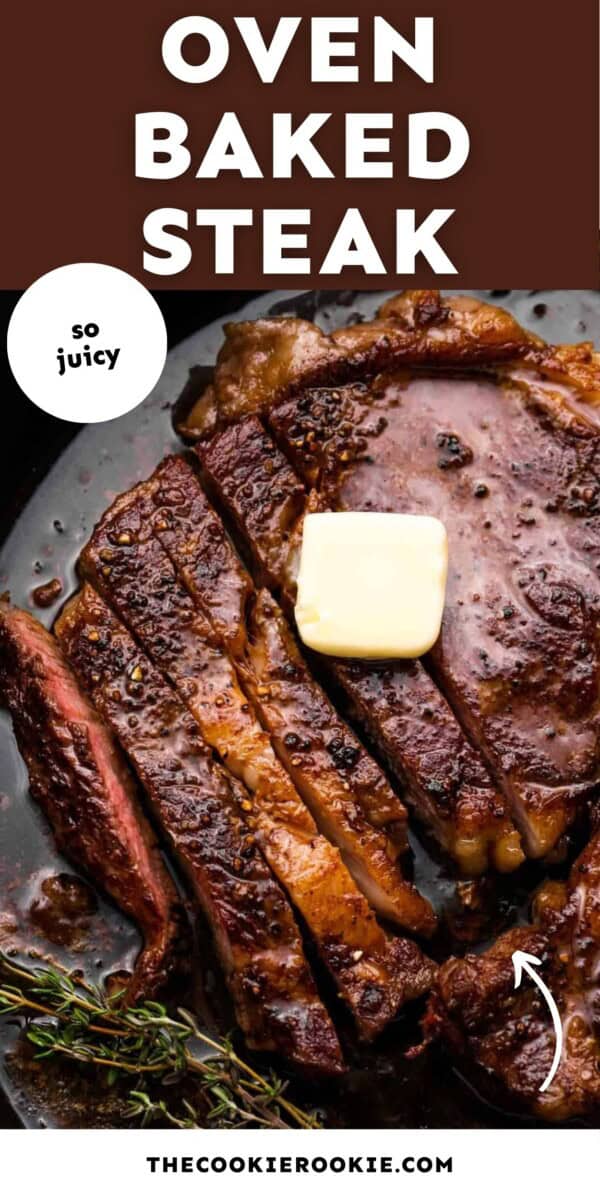 how to cook steak in the oven pin