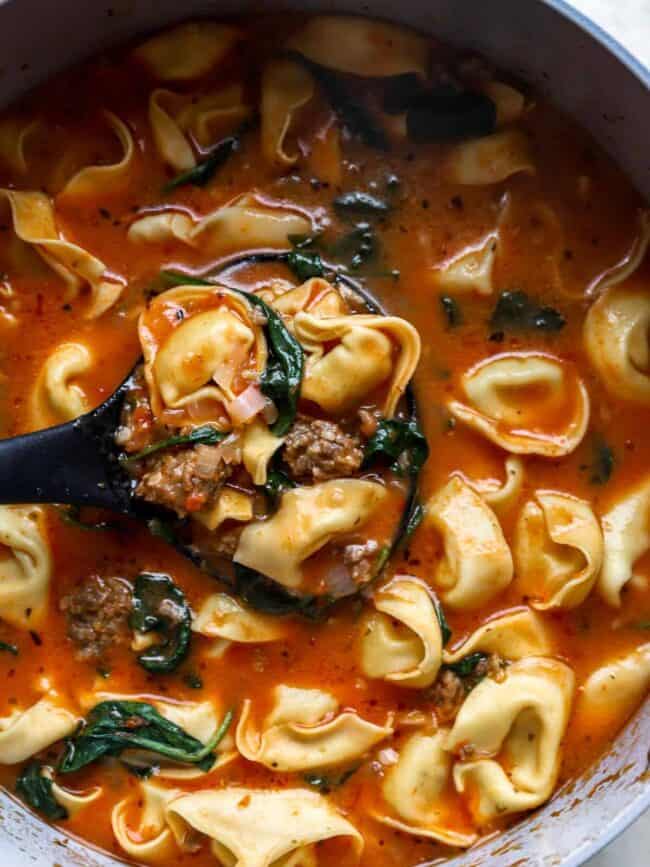 Tortellini Soup Recipe - The Cookie Rookie®