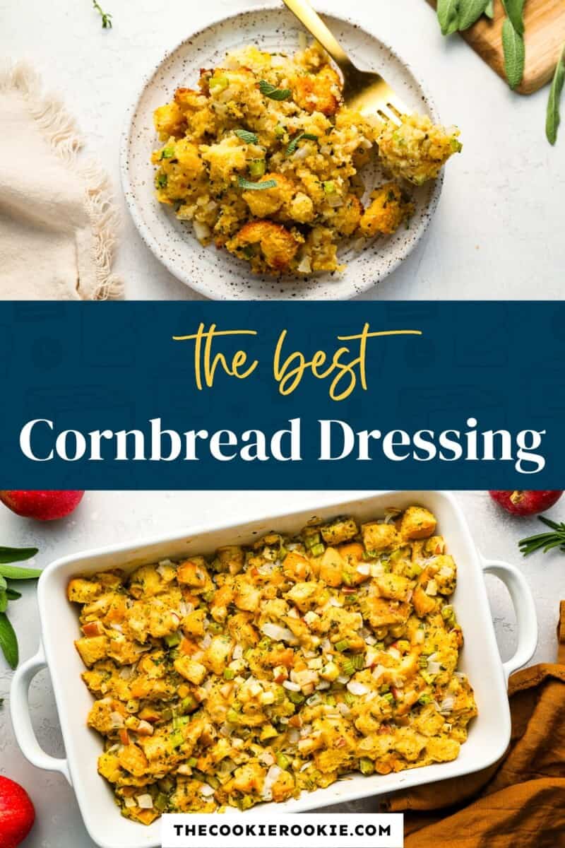 Cornbread Dressing Recipe - The Cookie Rookie®