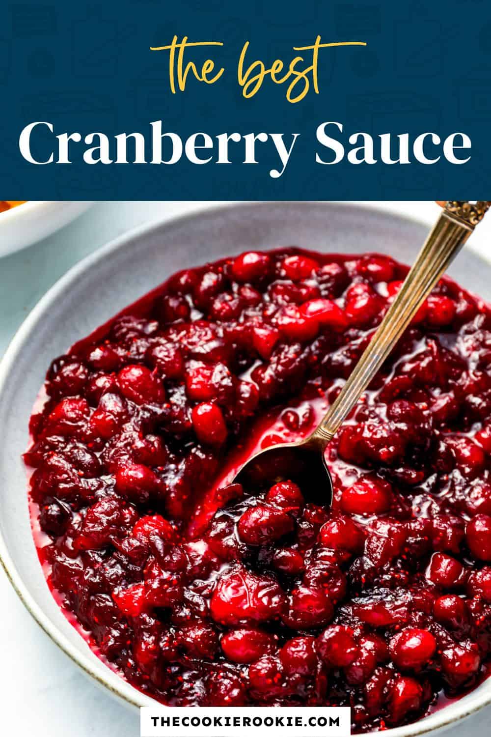 Cranberry Sauce Recipe - The Cookie Rookie®