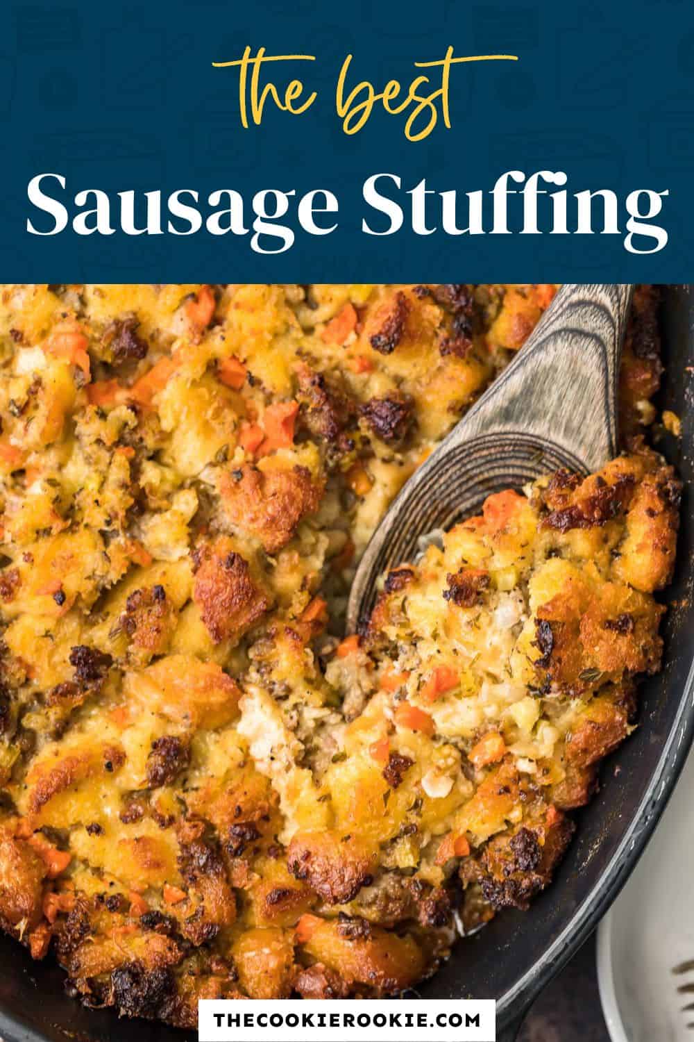 Sausage Stuffing Recipe - The Cookie Rookie®