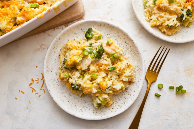 Broccoli Cheese Rice Casserole (Green Rice Casserole) Recipe - The ...