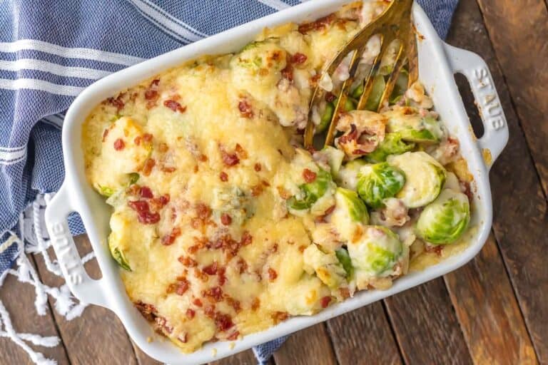 Brussels Sprouts Gratin in all its glory