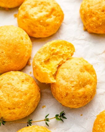 Cheese Puffs (Gougeres) - The Cookie Rookie®