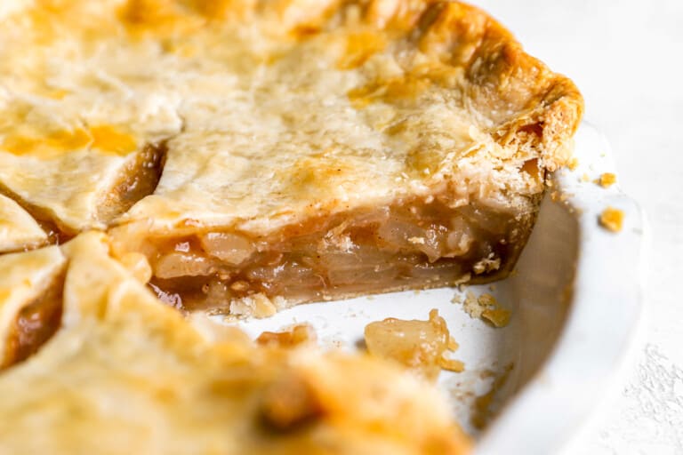 Pear Pie served fresh