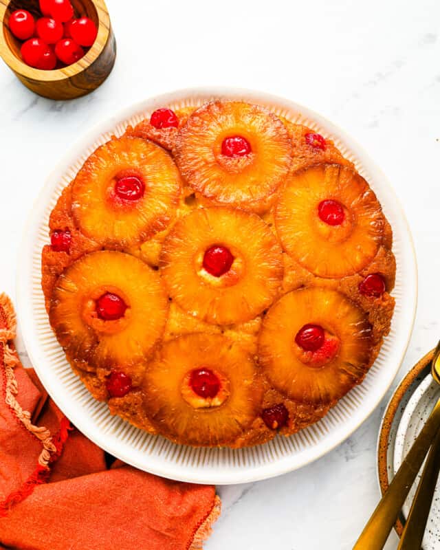 Pineapple Upside Down Cake Recipe - The Cookie Rookie®