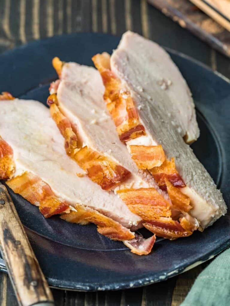 Bacon Wrapped Turkey Breast Recipe - The Cookie Rookie®