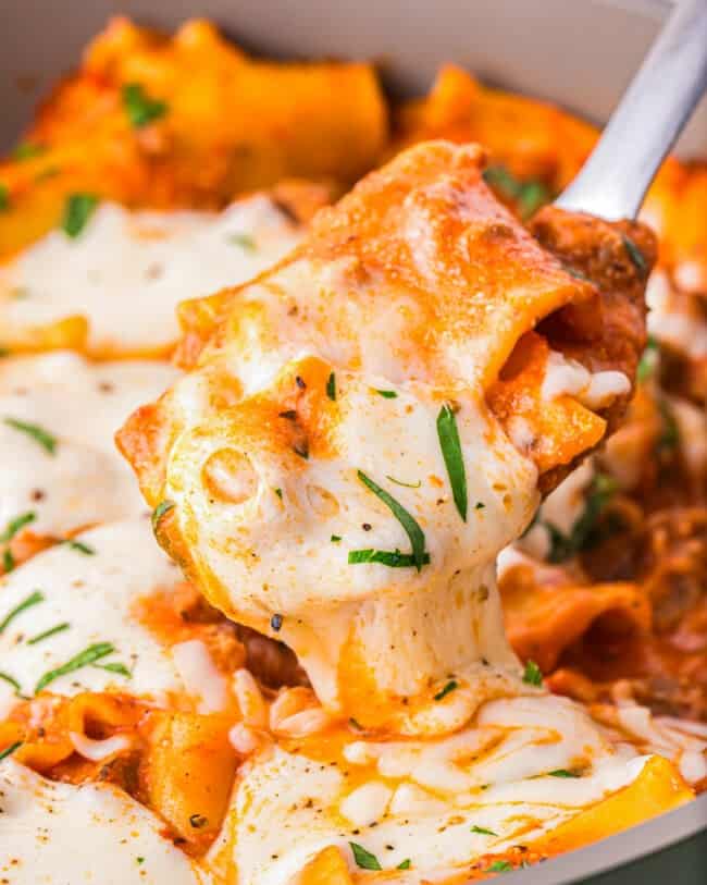 Skillet Lasagna Recipe - The Cookie Rookie®