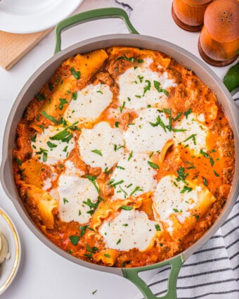 Skillet Lasagna Recipe - The Cookie Rookie®