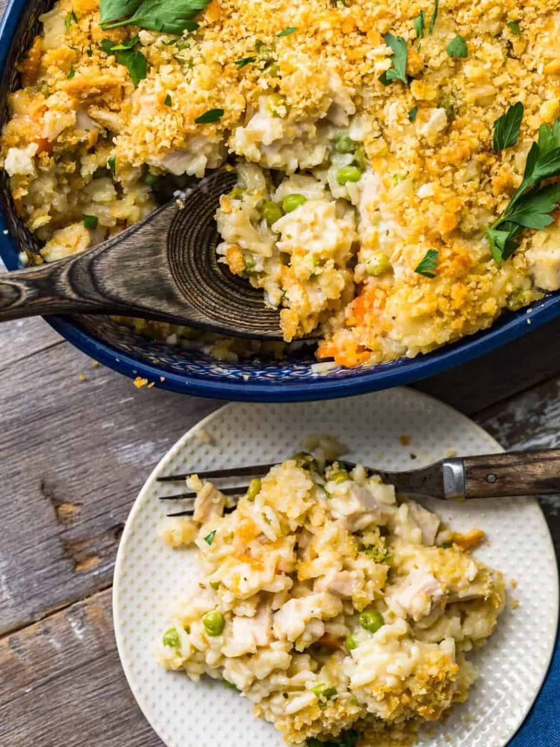 Turkey Rice Casserole Recipe - The Cookie Rookie®