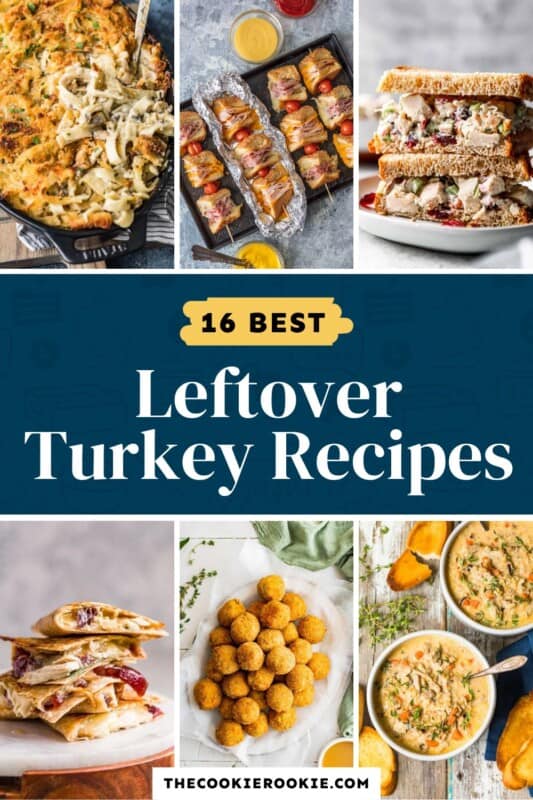 16+ Leftover Turkey Recipes (Thanksgiving Leftovers) - The Cookie Rookie®