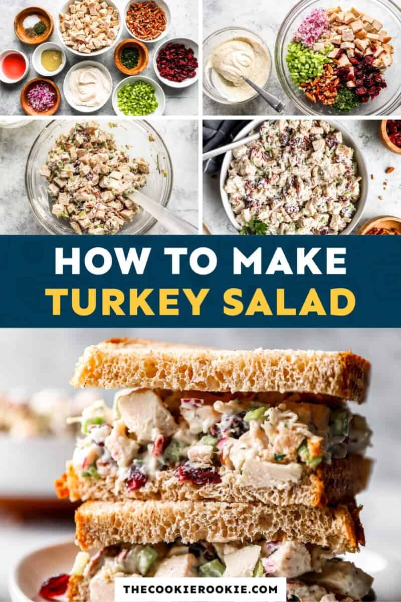 How to make turkey salad.