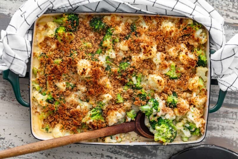 Broccoli and Cauliflower Gratin Recipe   - 75