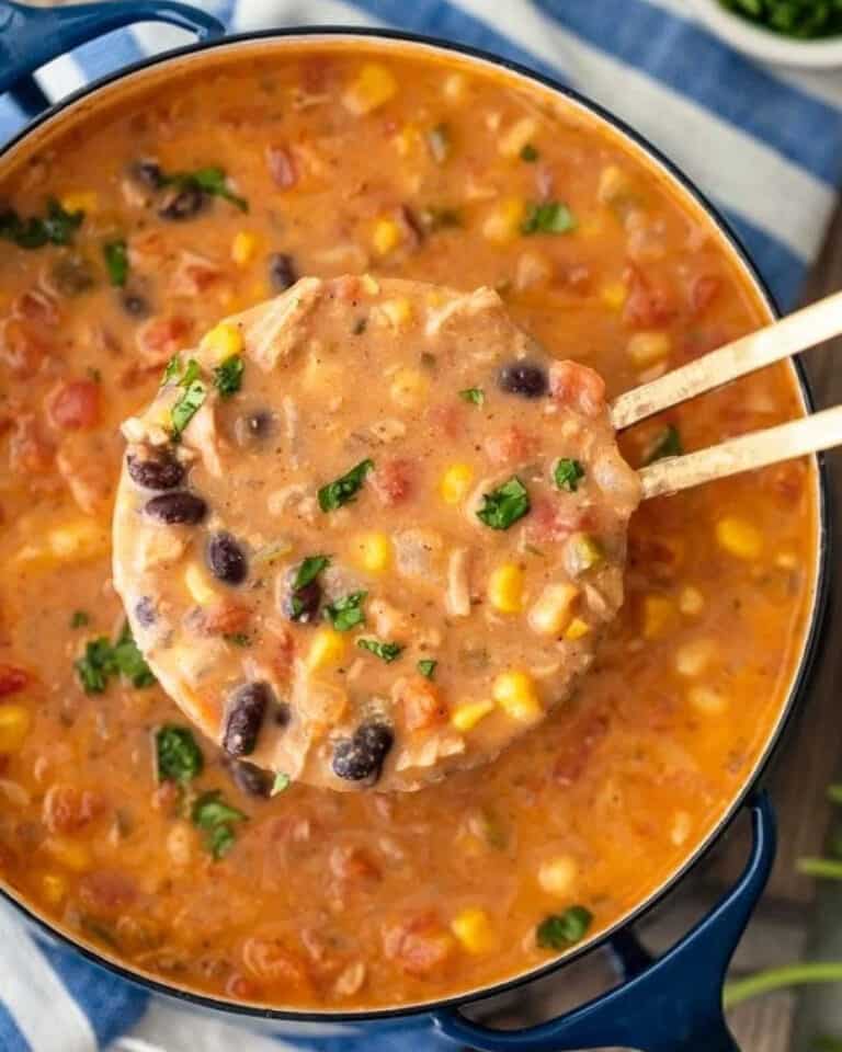 Creamy Chicken Tortilla Soup