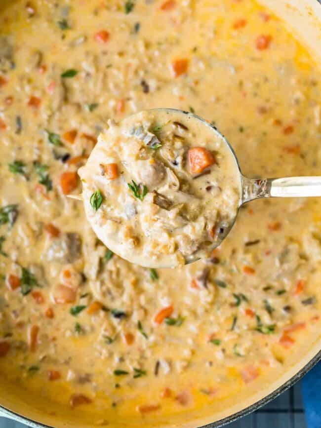 Turkey Wild Rice Soup Recipe The Cookie Rookie®