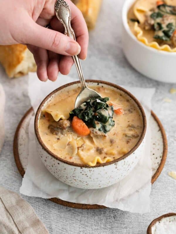 White Lasagna Soup Recipe - The Cookie Rookie®