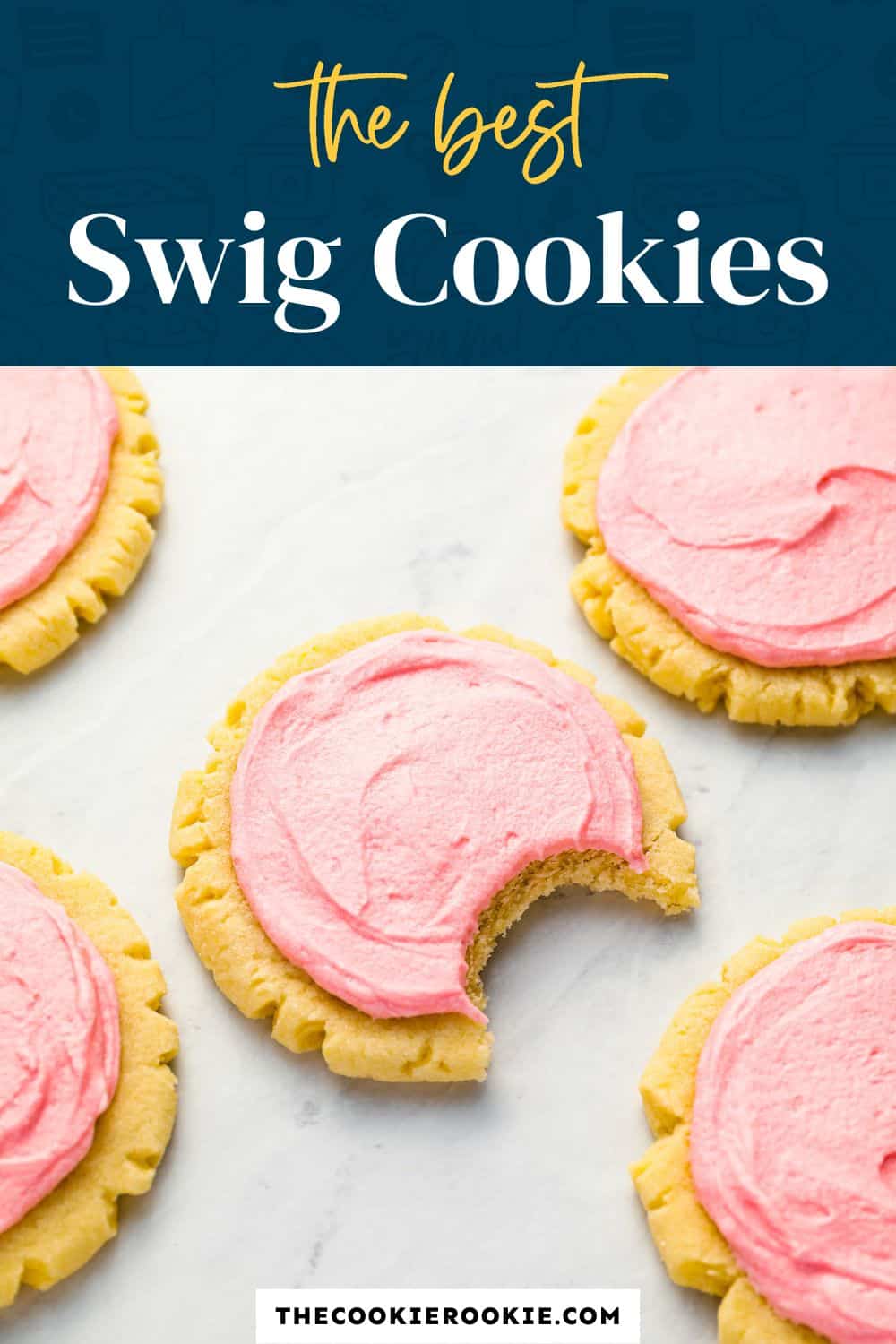 Swig Cookies Recipe (Pink Sugar Cookies) - The Cookie Rookie®