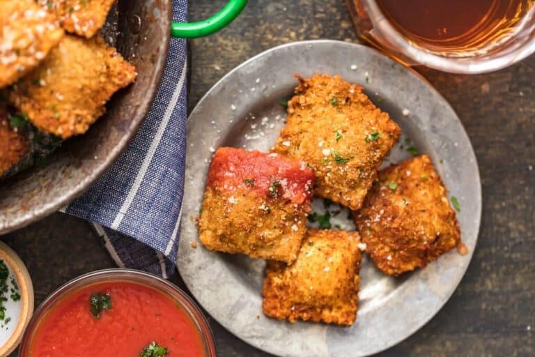 Toasted Ravioli served fresh