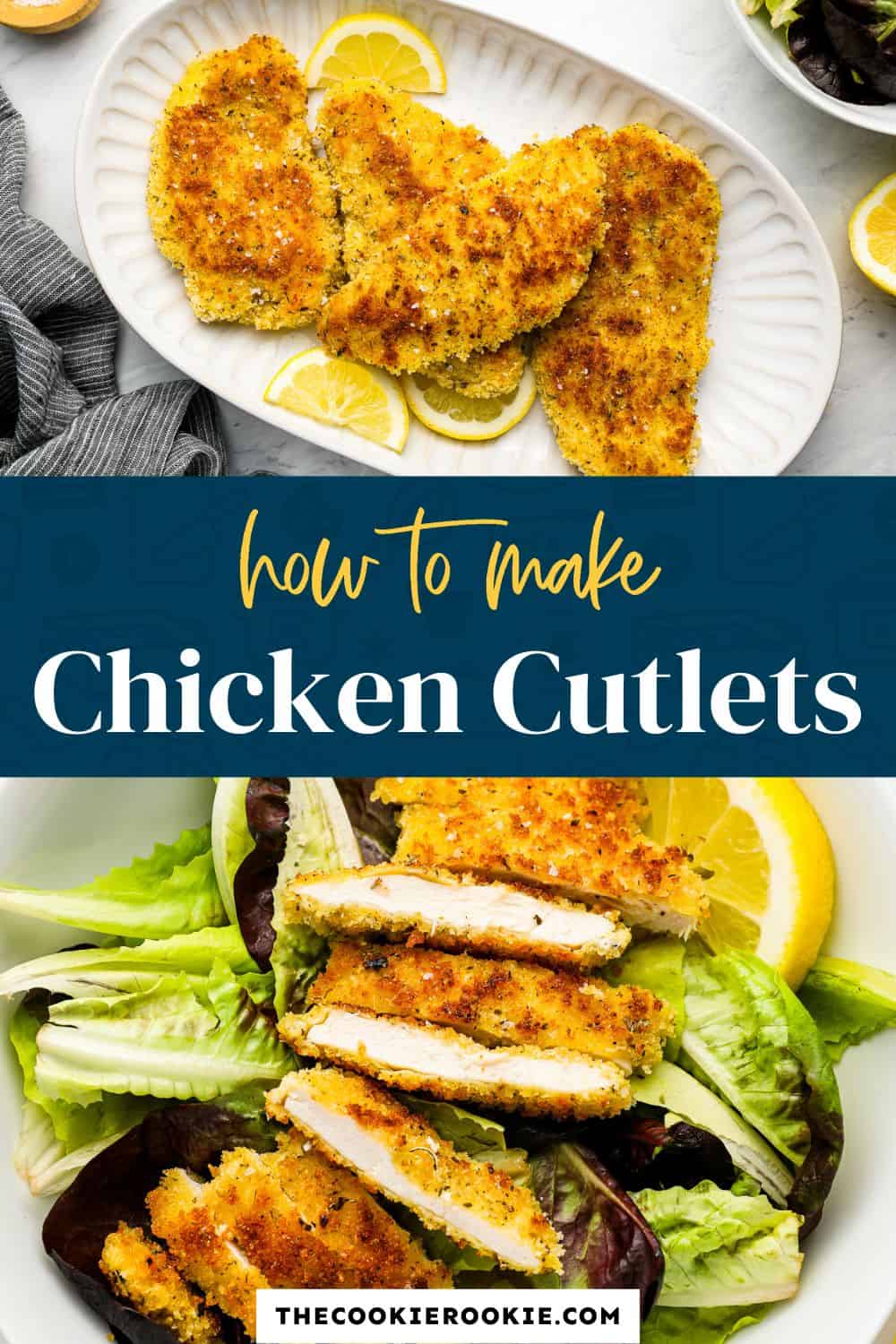 Breaded Chicken Cutlets Recipe - The Cookie Rookie®