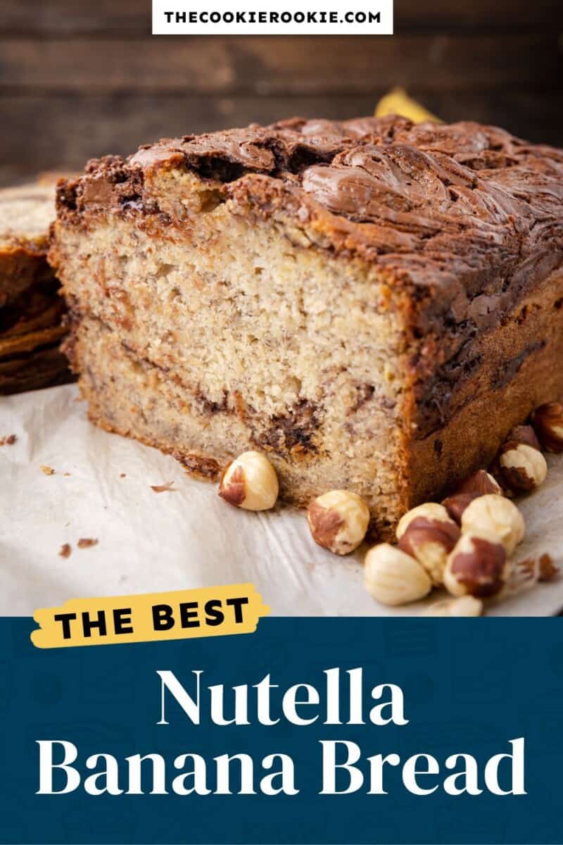 The best nutella banana bread.