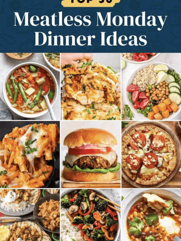 Explore a collection of top 30 meatless dinner ideas perfect for Meatless Monday and beyond.