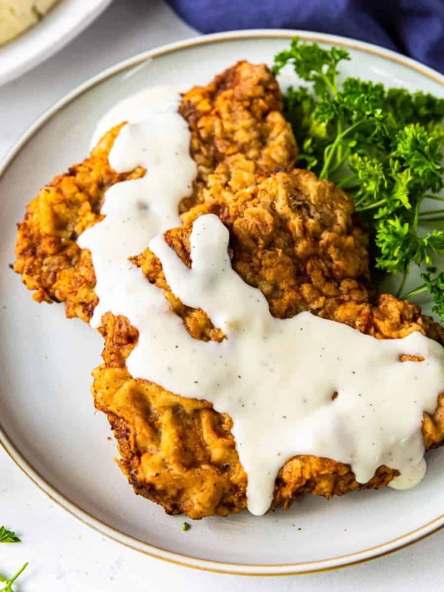 Chicken Fried Steak with Gravy Recipe - The Cookie Rookie®