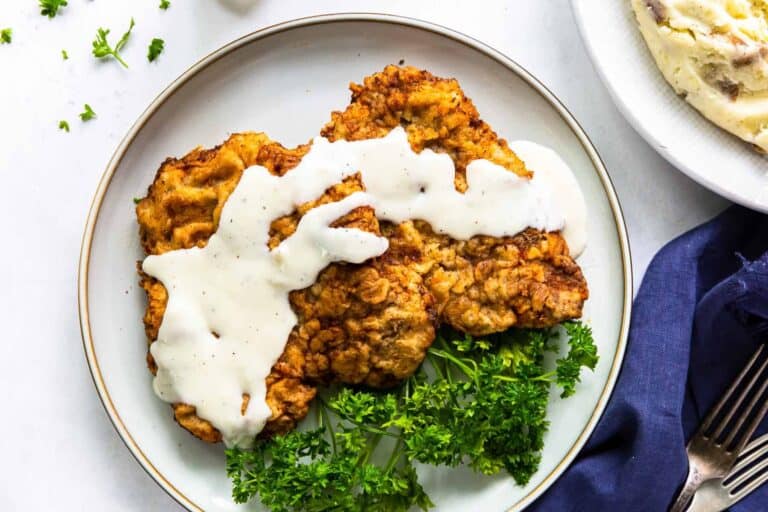 Chicken Fried Steak with Gravy Recipe - The Cookie Rookie®