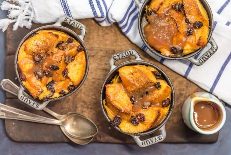 Irish Bread Pudding Recipe with Whiskey Caramel Sauce - The Cookie Rookie®