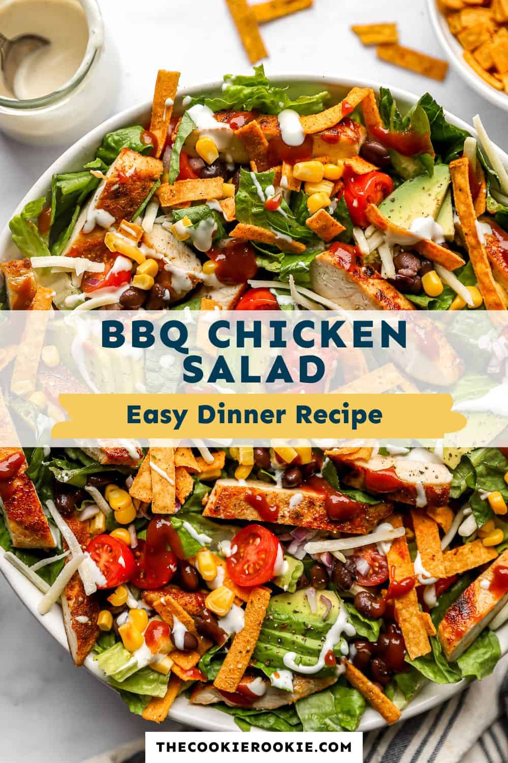 BBQ Chicken Salad Recipe - The Cookie Rookie®