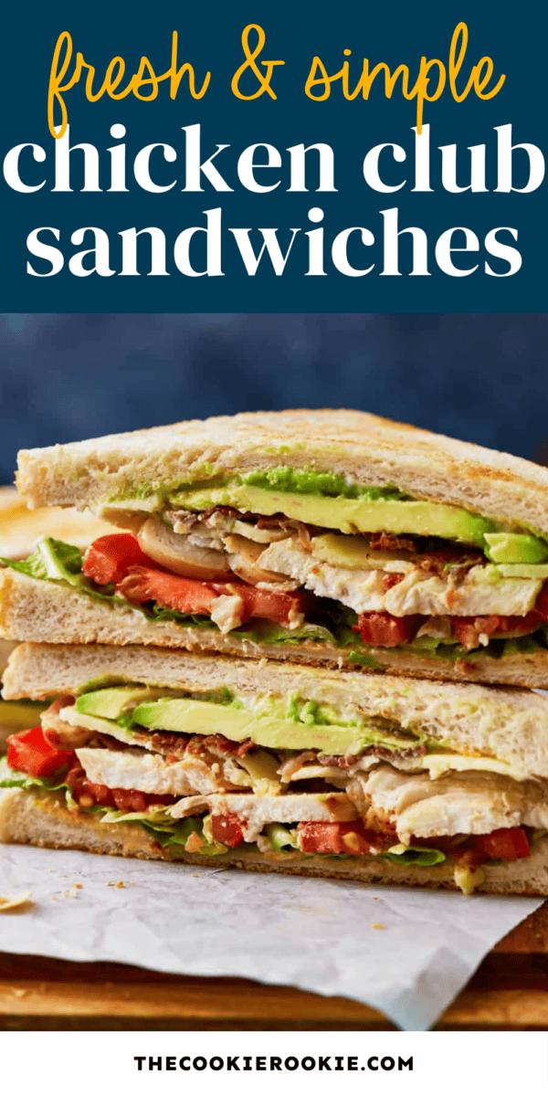 chicken club sandwich pin