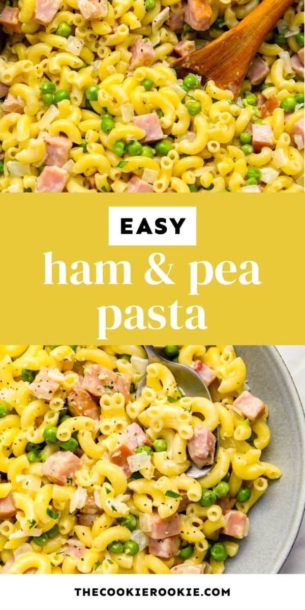 ham and pea pasta pin