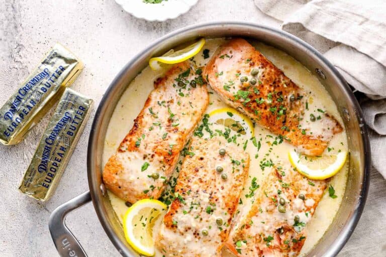 Salmon Piccata Recipe - The Cookie Rookie®